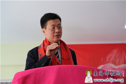 深圳潮青会常务副主席陈君尧致辞 摄影:顿俊