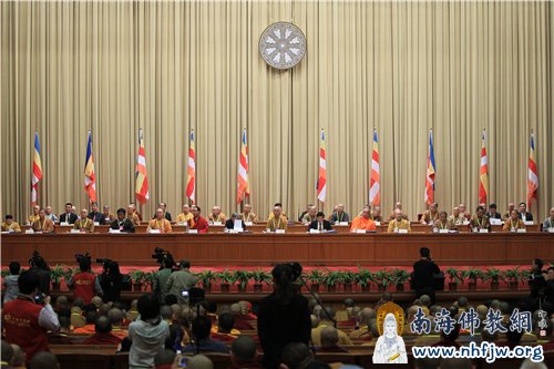 新任中国佛教协会会长学诚法师(摄影:姚勇)