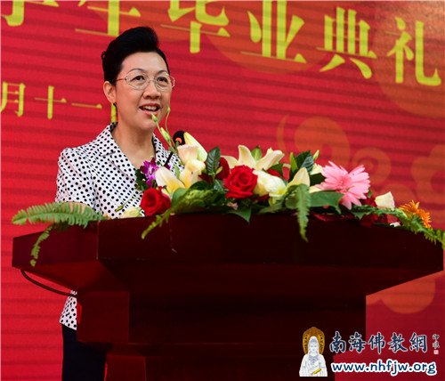 深圳市委常委、统战部部长林洁致辞 摄影:常安