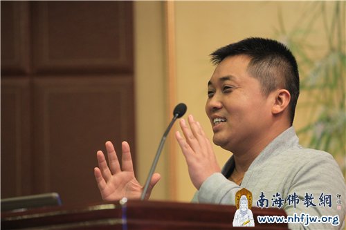 大公网副总编辑史利伟发言 摄影:姚勇